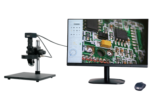 2D/Motorized Rotation 3D Microscope (With Display)