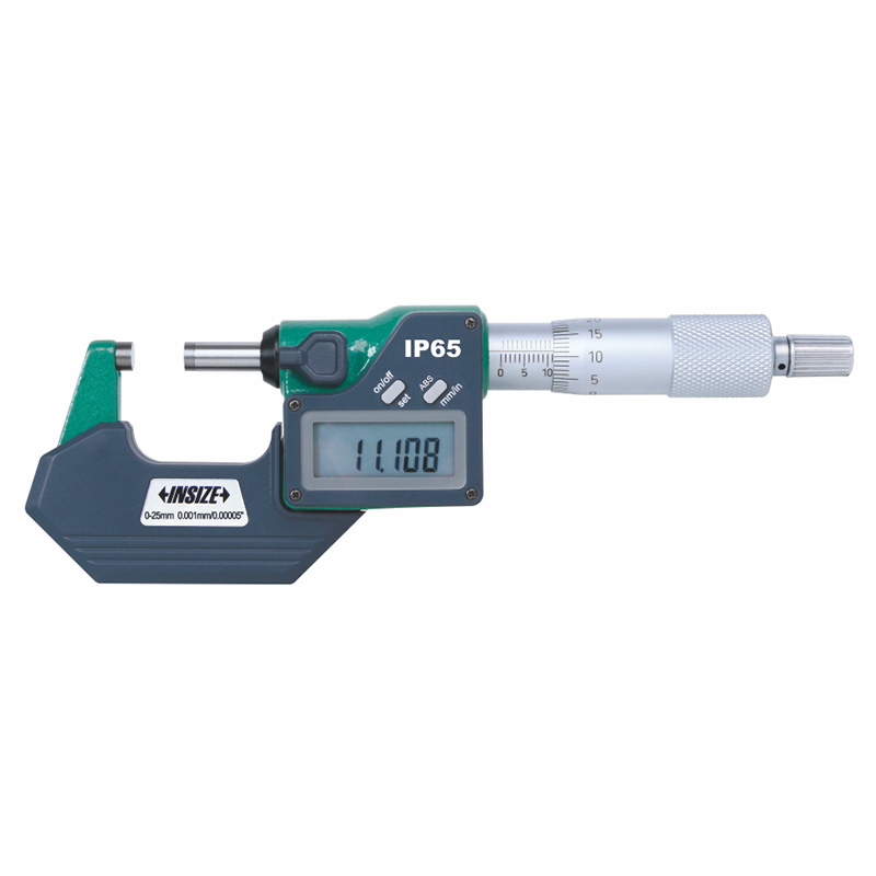 Waterproof Digital Outside Micrometers (Without Data Output)